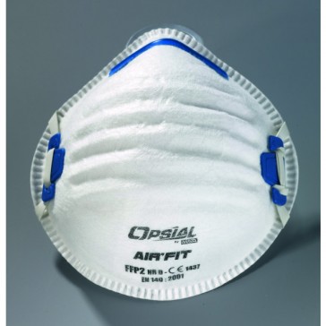MASQUE COQUE AIR FIT FFP2D SS SOUPAPE OPSIAL - Masques anti-poussières  jetables - Protection des voies respiratoires - Epi - hygiène - sécurité -  EPI