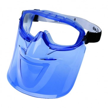 ECRAN PROTECTION BAS DE VISAGE BLEU PR ATOM - Lunettes à branches et  lunettes-masques - Protection de la tête et du visage - Epi - hygiène -  sécurité - EPI