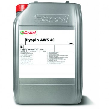 Huile hydraulique HYSPIN AWS 46 - bidon - 20 L - Huiles hydrauliques  (minérales, synthétiques,.....) - Graisses, huiles, lubrifiants, autres  qu'en aérosol - Fournitures diverses - Fournitures indus. soudure