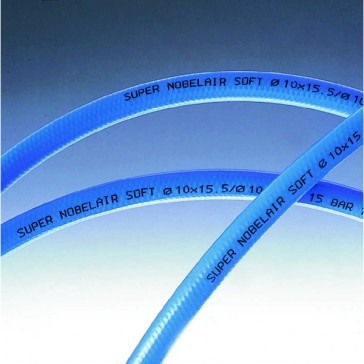 Tuyau industrie SNA SOFT BLEU - Diamètre intérieur : 10 mm - Diamètre  extérieur : 15,5 mm - Longueur : 25