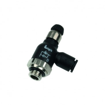 Régleur de débit compact à l'admission 7061 - polymère technique - G1/8 - 8 mm