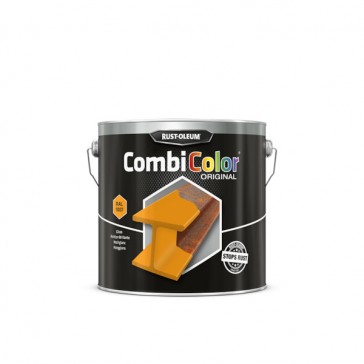 Peinture anti-rouille COMBICOLOR - jaune RAL 1007 - 2,5 L
