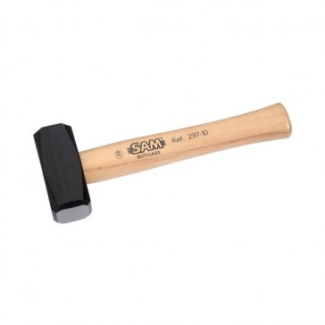 Massette carrée manche frêne - 1 kg - Massette de maçon - Martellerie et  outils de frappe - Outillage à main - Outillage