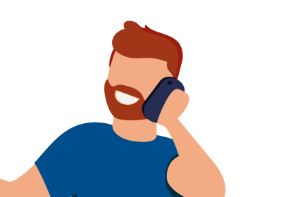 Image d'un homme au téléphone